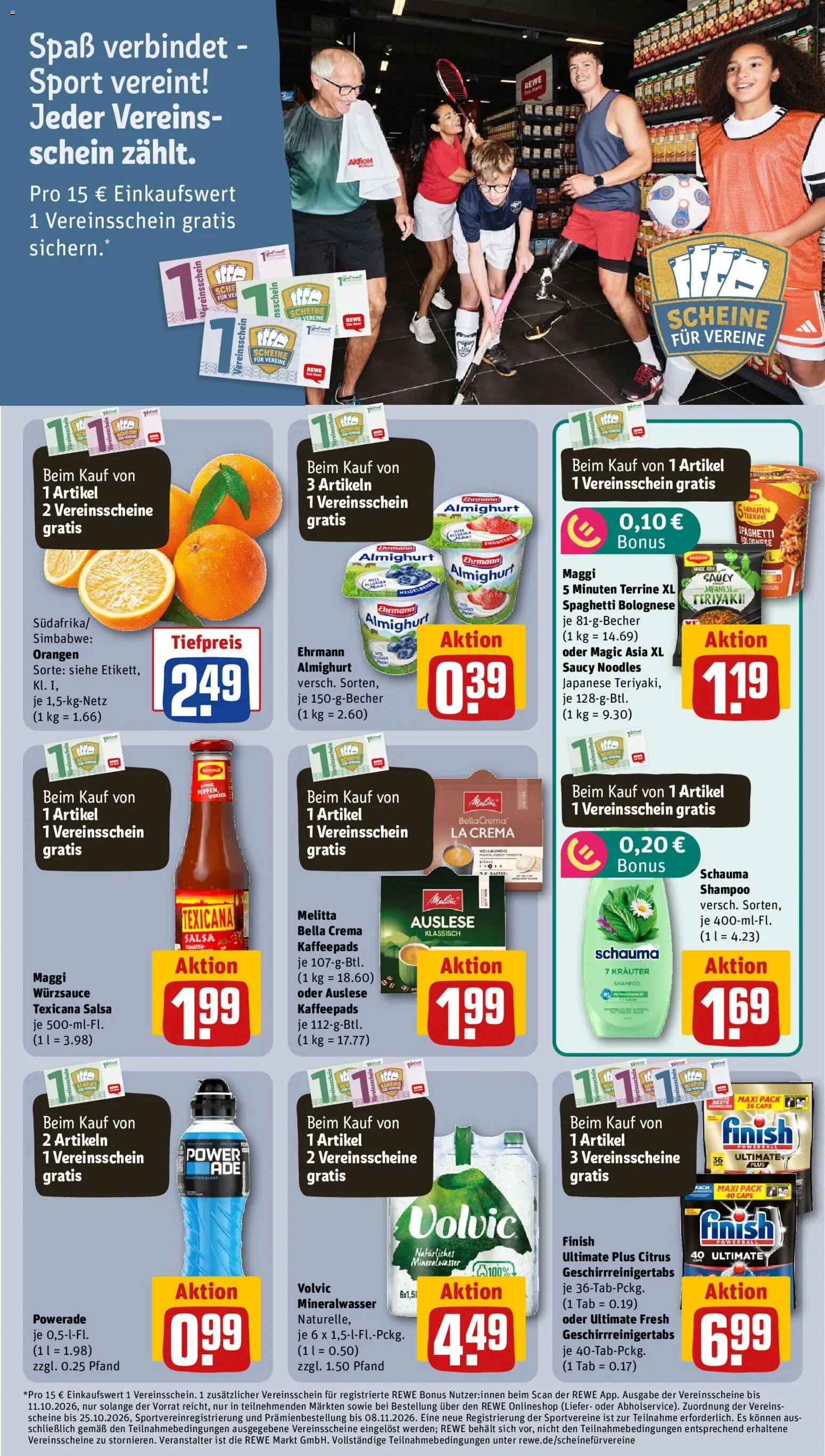 Rewe ihr Kaufpark Prospekt – gültig ab 14.09.2026 | Seite: 23 | Produkte: Kaffeepads, Maggi, Finish, Powerade