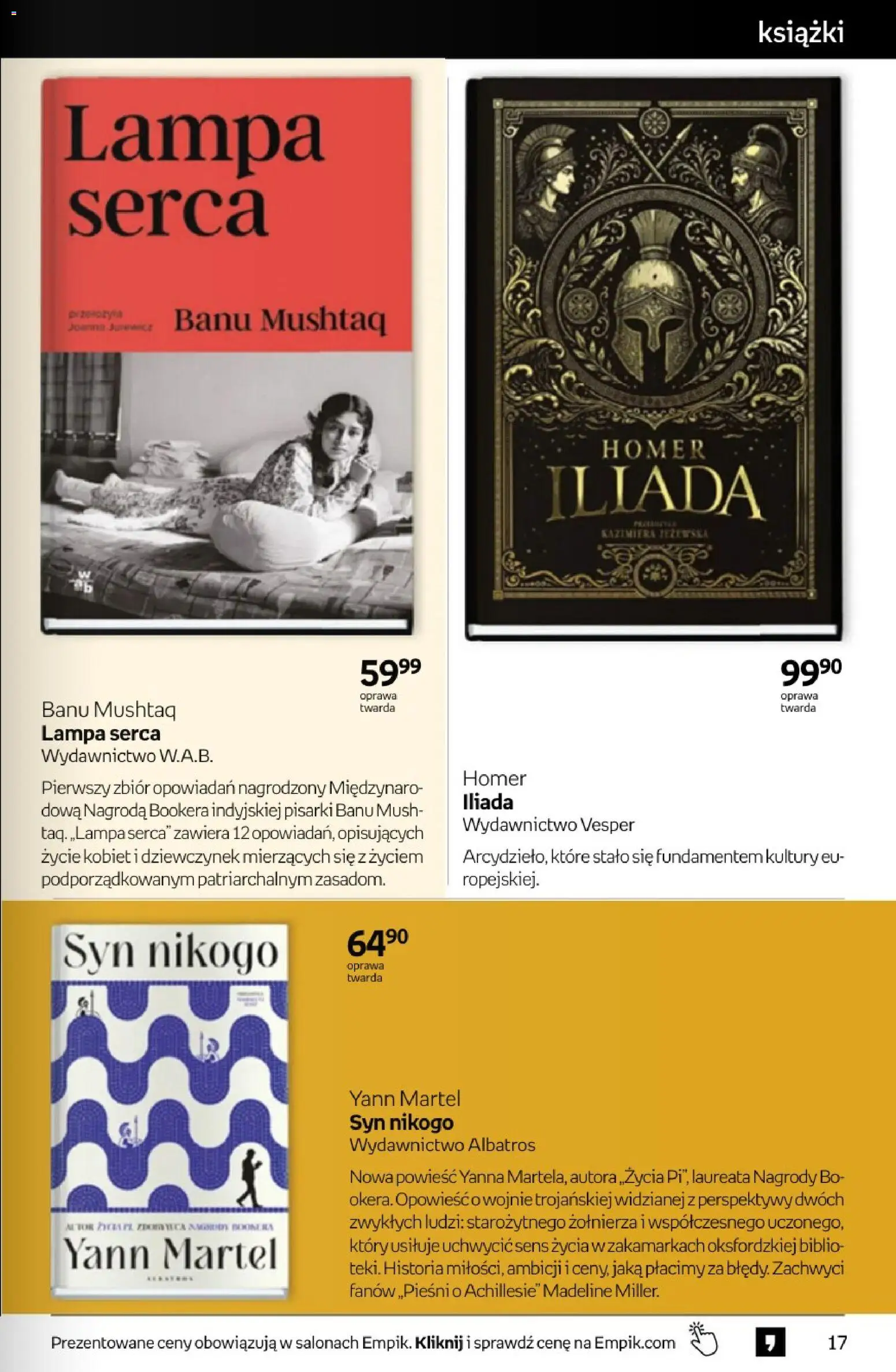 Empik Black Weeks od 28.10.2026 | Strona: 17 | Produkty: Książki, Lampa