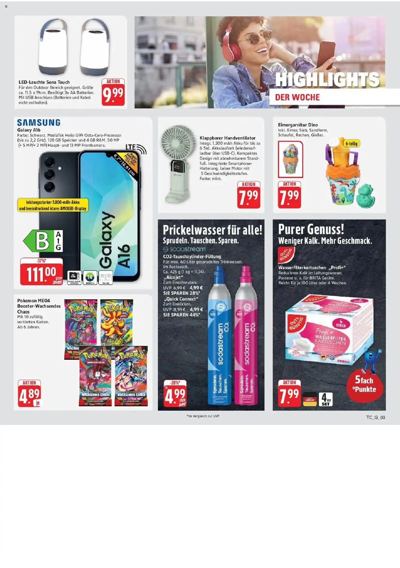 Edeka Prospekt Mainz-Weisenau – gültig ab 27.07.2026 | Seite: 74 | Produkte: USB, Batterien, Smartphone, Sodastream