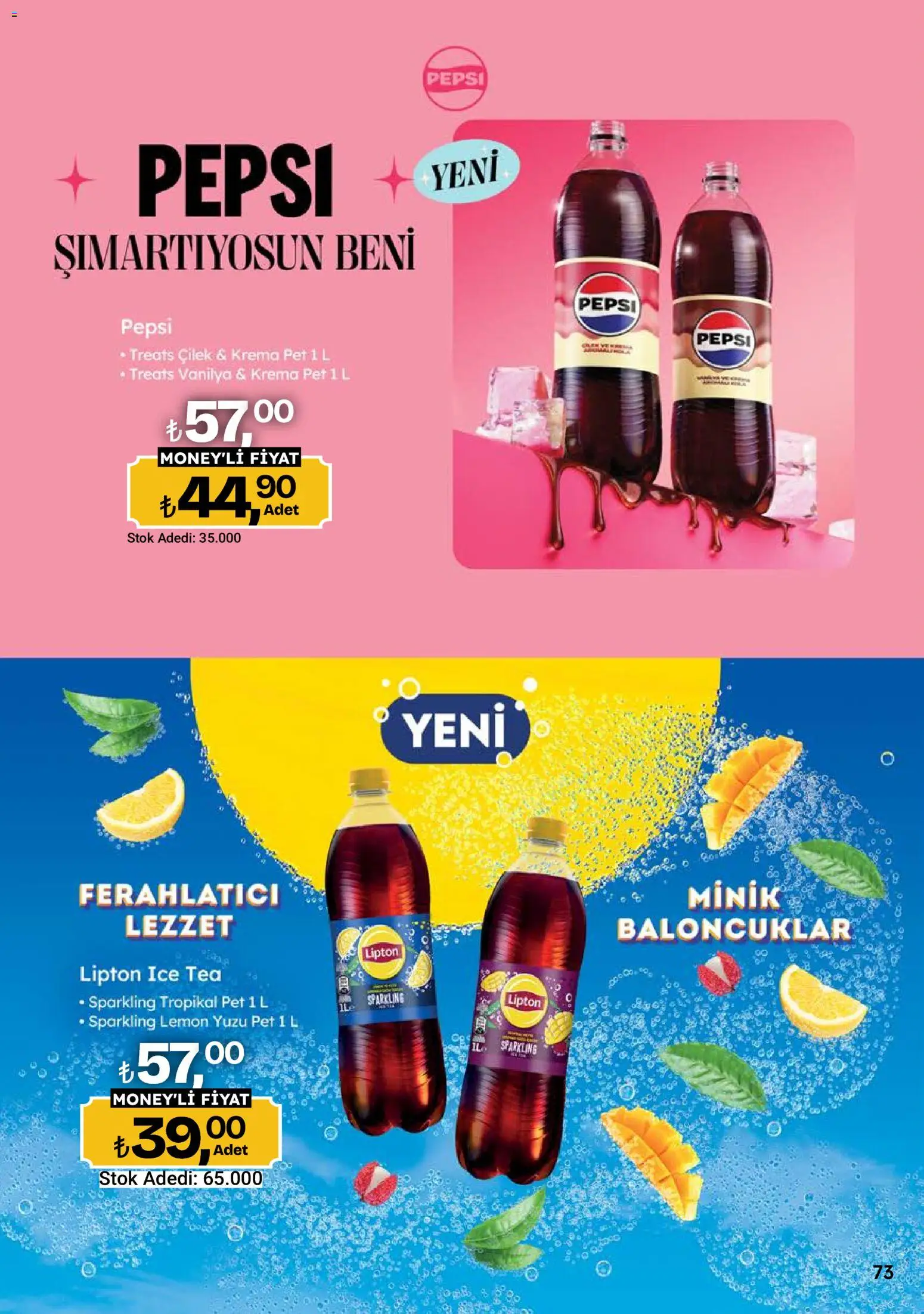 Migros Katalog - 5M Migroskop Dijital - 10 Eylül 2026 tarihinden itibaren geçerlidir | Sayfa: 73 | Ürünler: Çilek, Krema, Ice tea