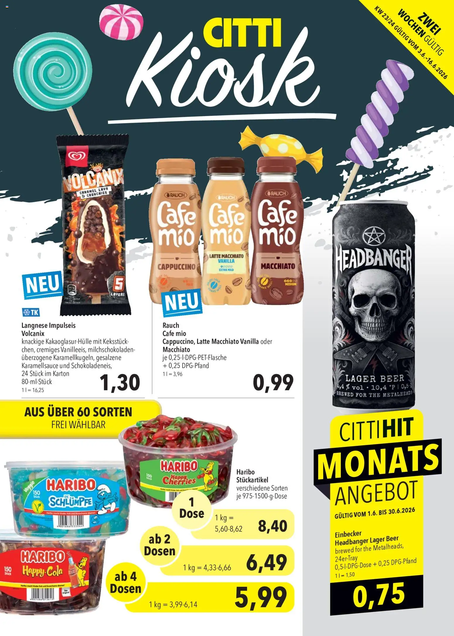 CITTI Markt Kioskwerbung – gültig ab 03.06.2026 | Seite: 1