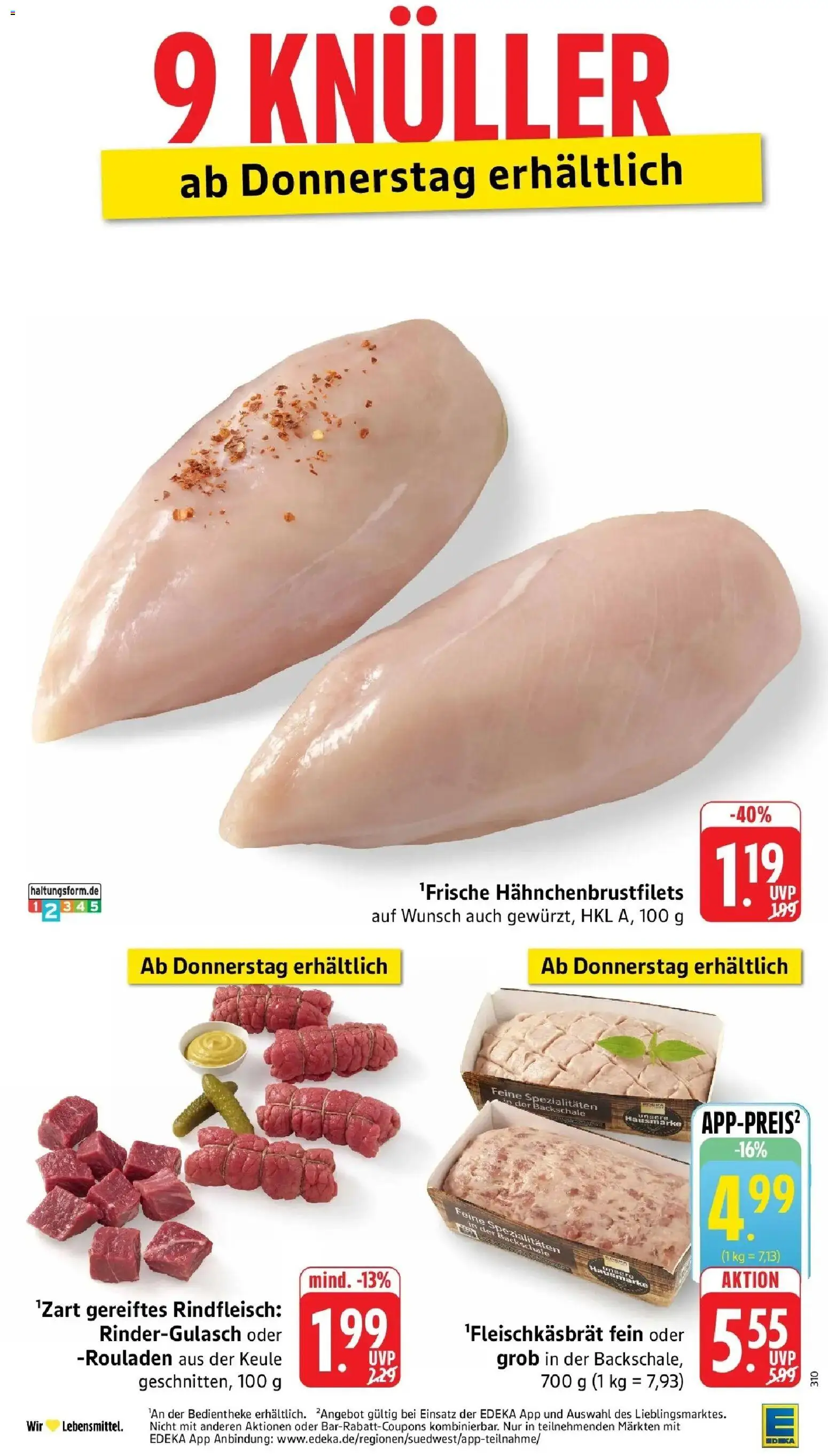 Edeka Prospekt Göppingen-Ursenwang (ab 12.10.2026) » Angebote Online | Seite: 49 | Produkte: Rindergulasch, Spezialitäten, Rindfleisch