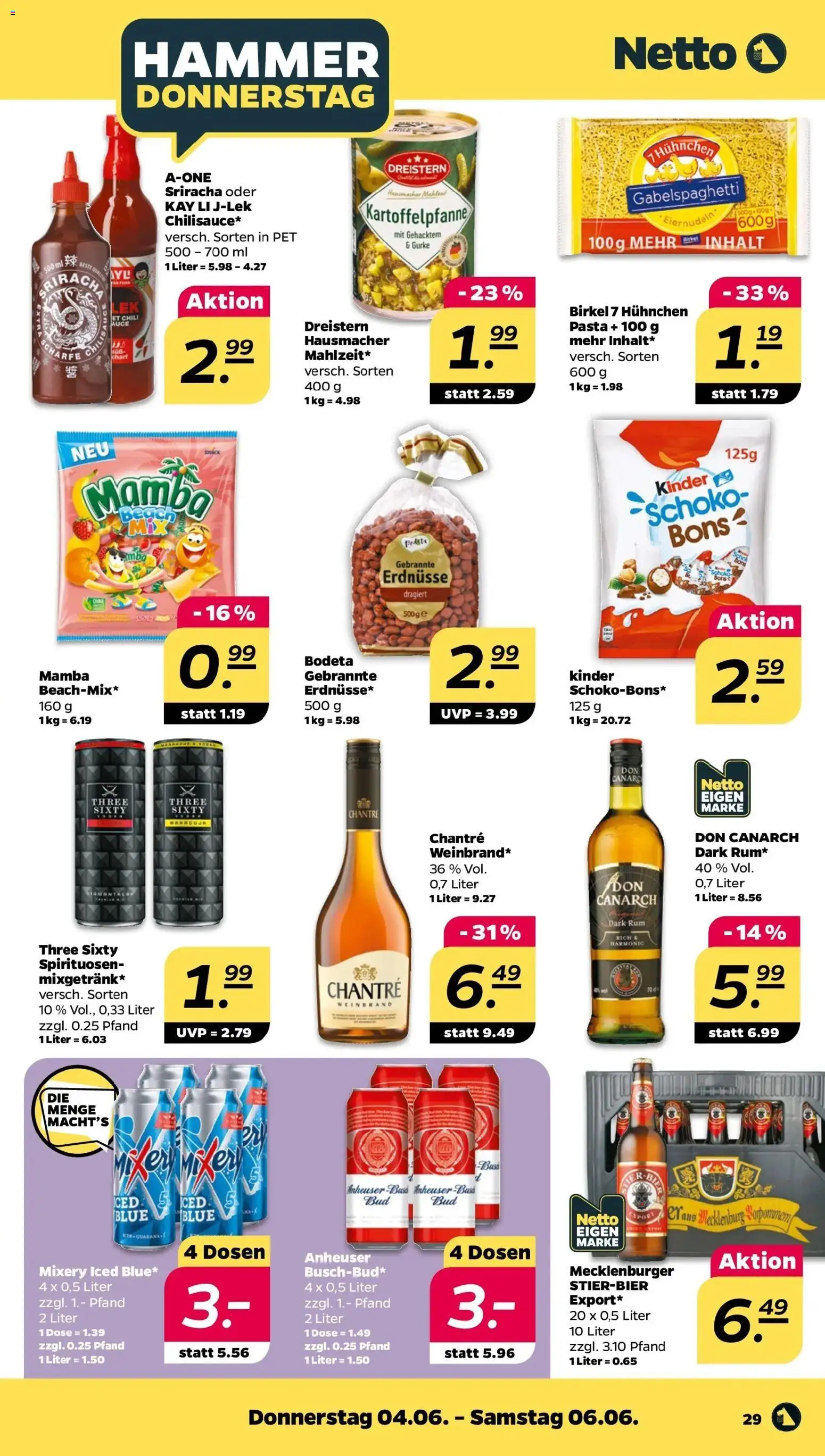 Netto - Netto APS : Wochenangebote ab 31.05.2026 → Angebote nächste Woche | Seite: 31