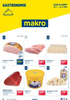 Náhled letáku Makro leták - Gastronomie od 29.07.2026