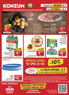 Konzum HR akciós újság - amely érvényes a következő dátumtól: 2026.07.08.