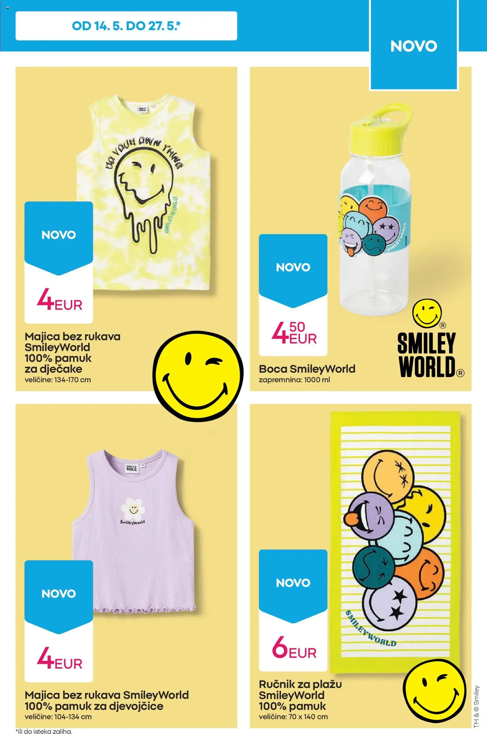 Pepco katalog | vrijedi od 21.05.2026 | Stranica: 5 | Proizvodi: Majica bez rukava, Majica, Ručnik
