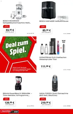 Media Markt Prospekt ab 06.07.2026 gültig | Seite: 5 | Produkte: Bosch, Heißluftfritteuse, Sodastream