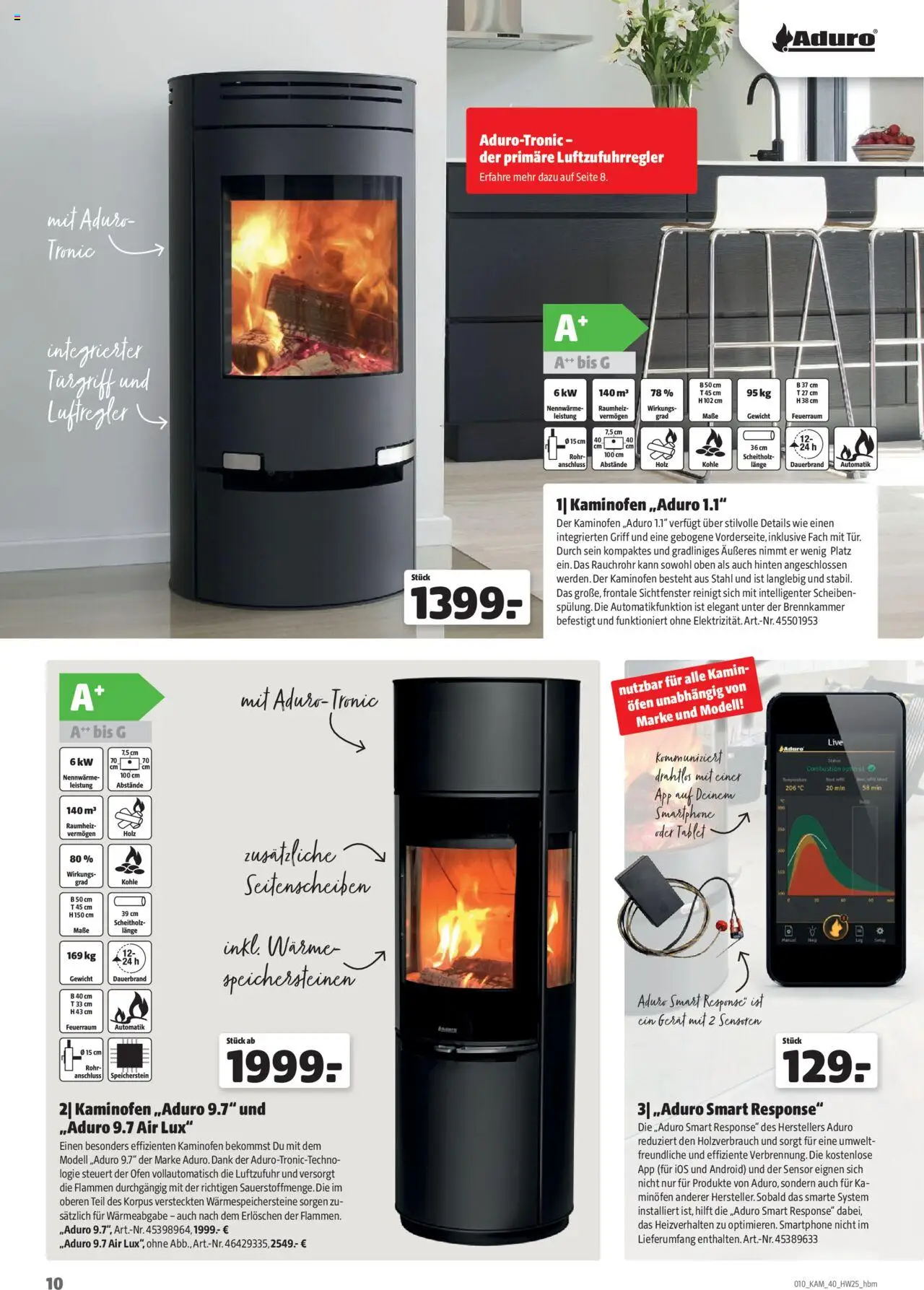 Hagebau Kaminöfen – gültig ab 07.07.2025 | Seite: 10 | Produkte: Ofen, Gewicht, Kamin, Kaminofen