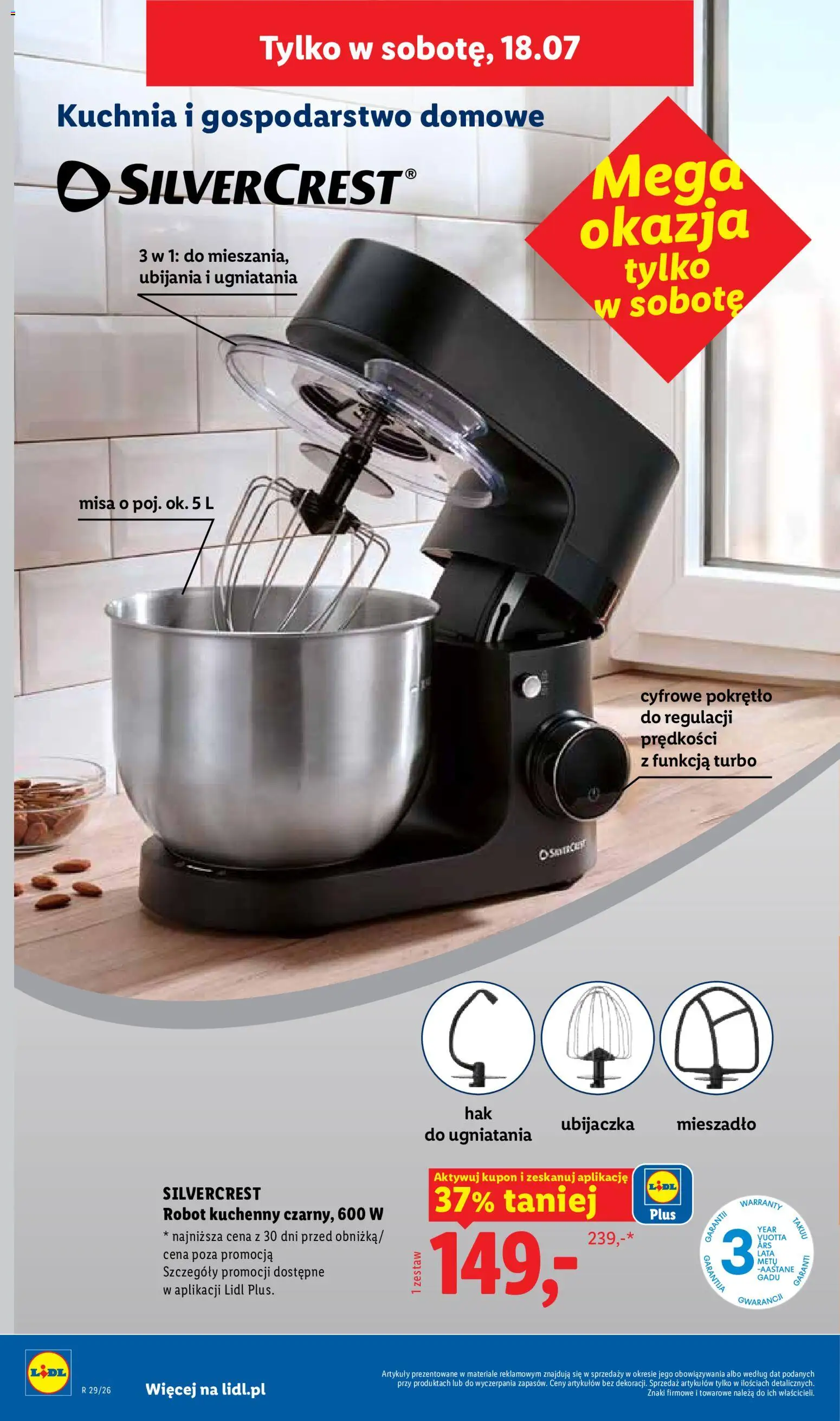 Lidl Katalog od 13.07.2026 | Strona: 54 | Produkty: Robot kuchenny, Robot