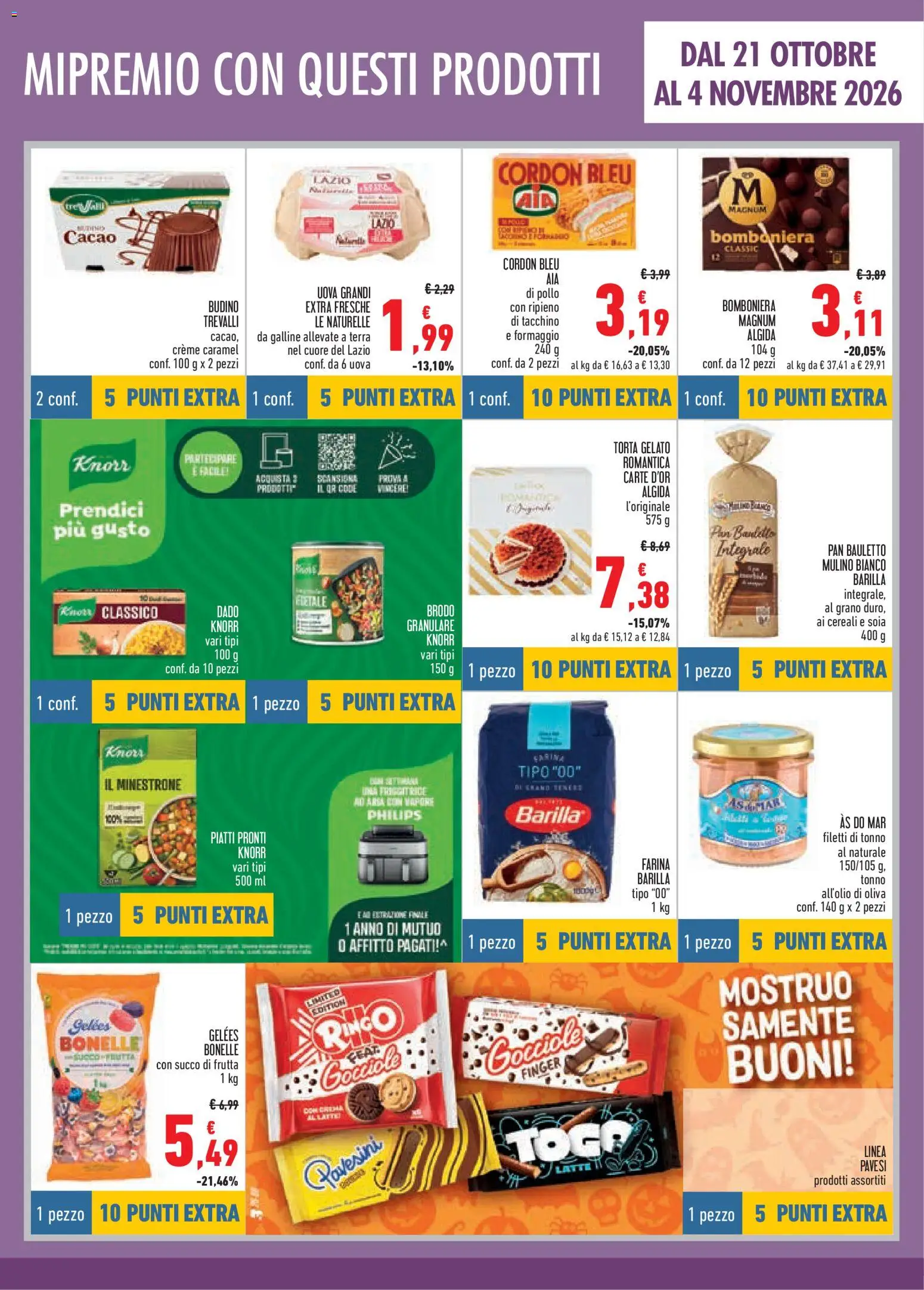 Volantino Conad del 07/10/2026 | Pagina: 9 | Prodotti: Cereali, Tacchino, Budino, Torta gelato