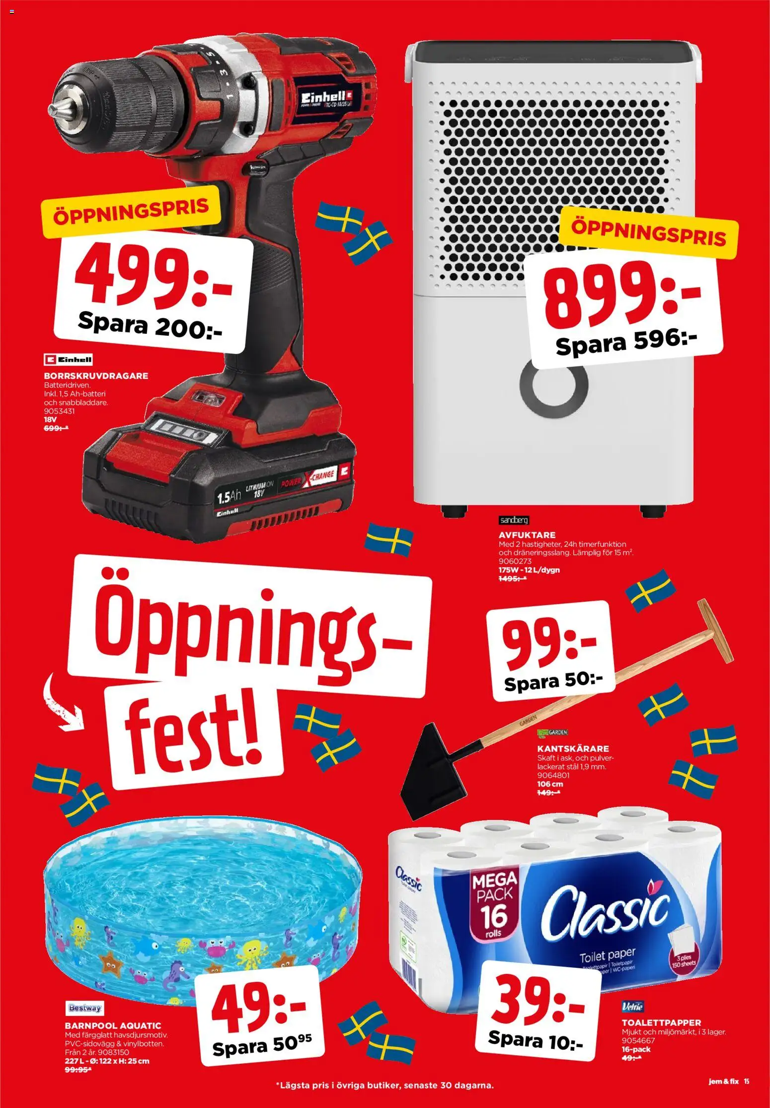 Jem & Fix reklamblad aktuell från 26.05.2026 | Sida: 15 | Produkter: Toalettpapper