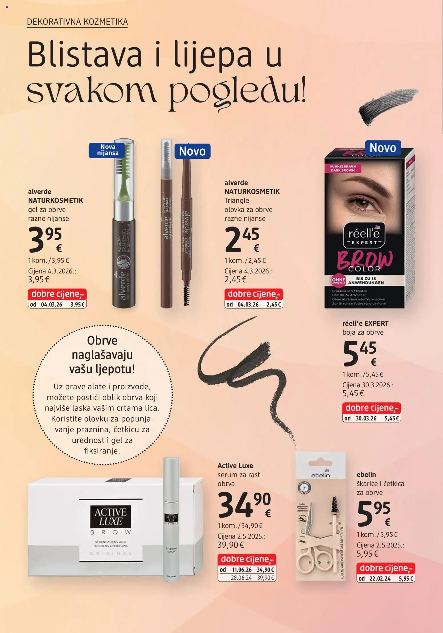 DM katalog | vrijedi od 01.07.2026 | Stranica: 24 | Proizvodi: Gel za obrve, Olovka za obrve