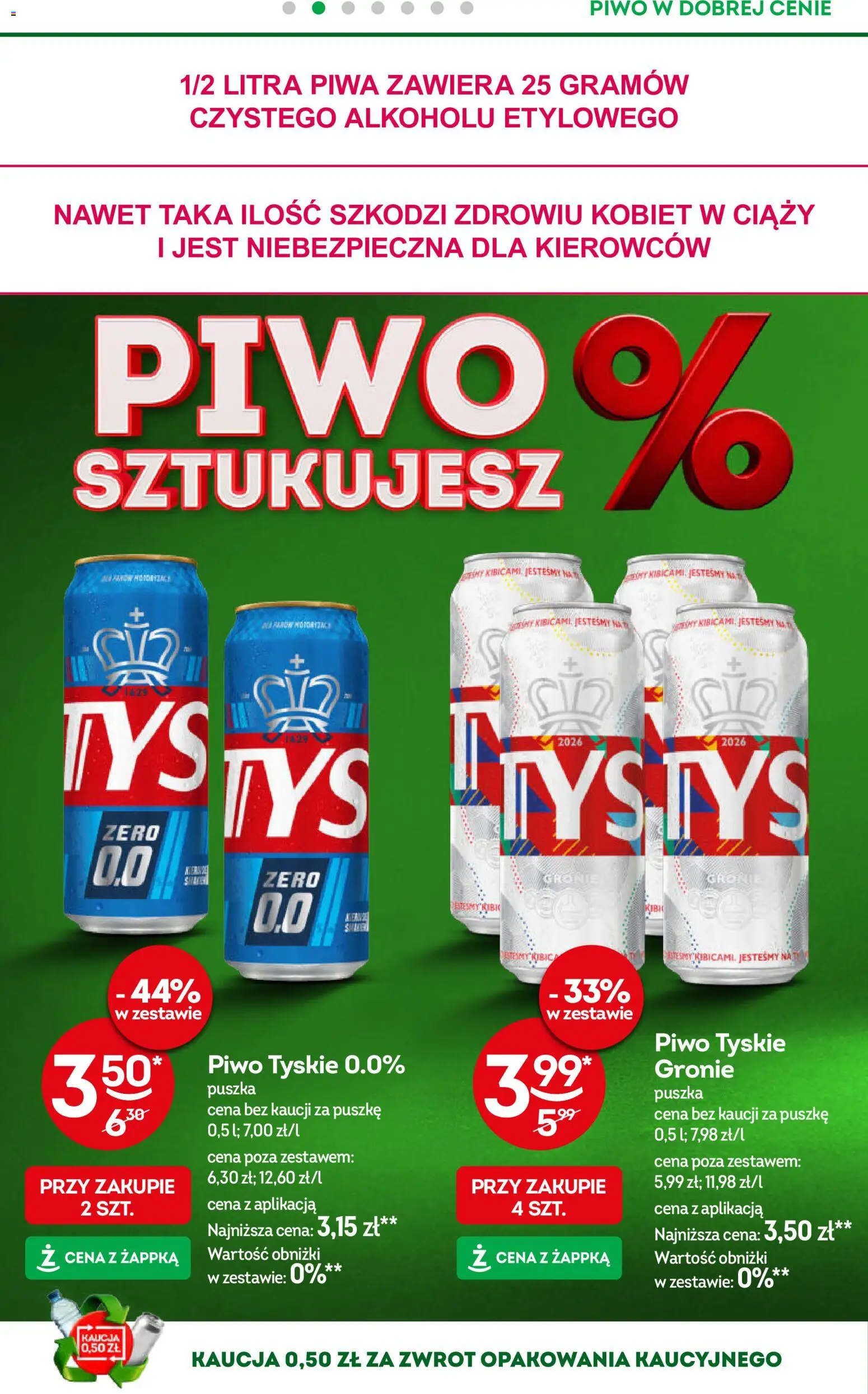 Żabka gazetka od 09.09.2026 | Strona: 35 | Produkty: Piwo tyskie, Tyskie, Piwo