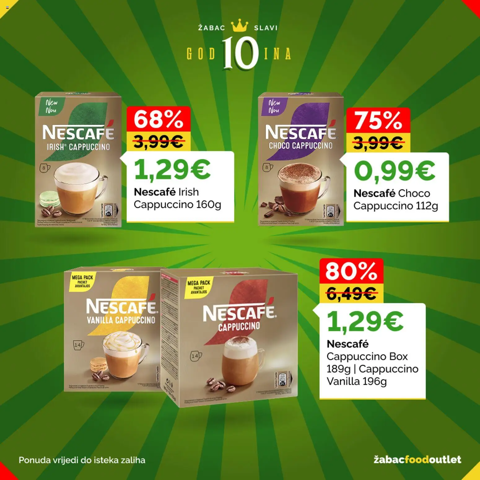 Žabac katalog | vrijedi od 22.09.2026 | Stranica: 2 | Proizvodi: Nescafe cappuccino, Nescafe, Cappuccino