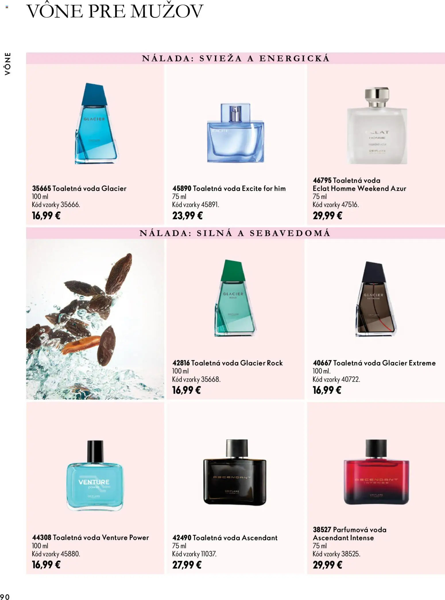 Nové Oriflame akcie – leták je platný od 30.09.2026 | Strana: 90 | Produkty: Toaletná voda, Voda