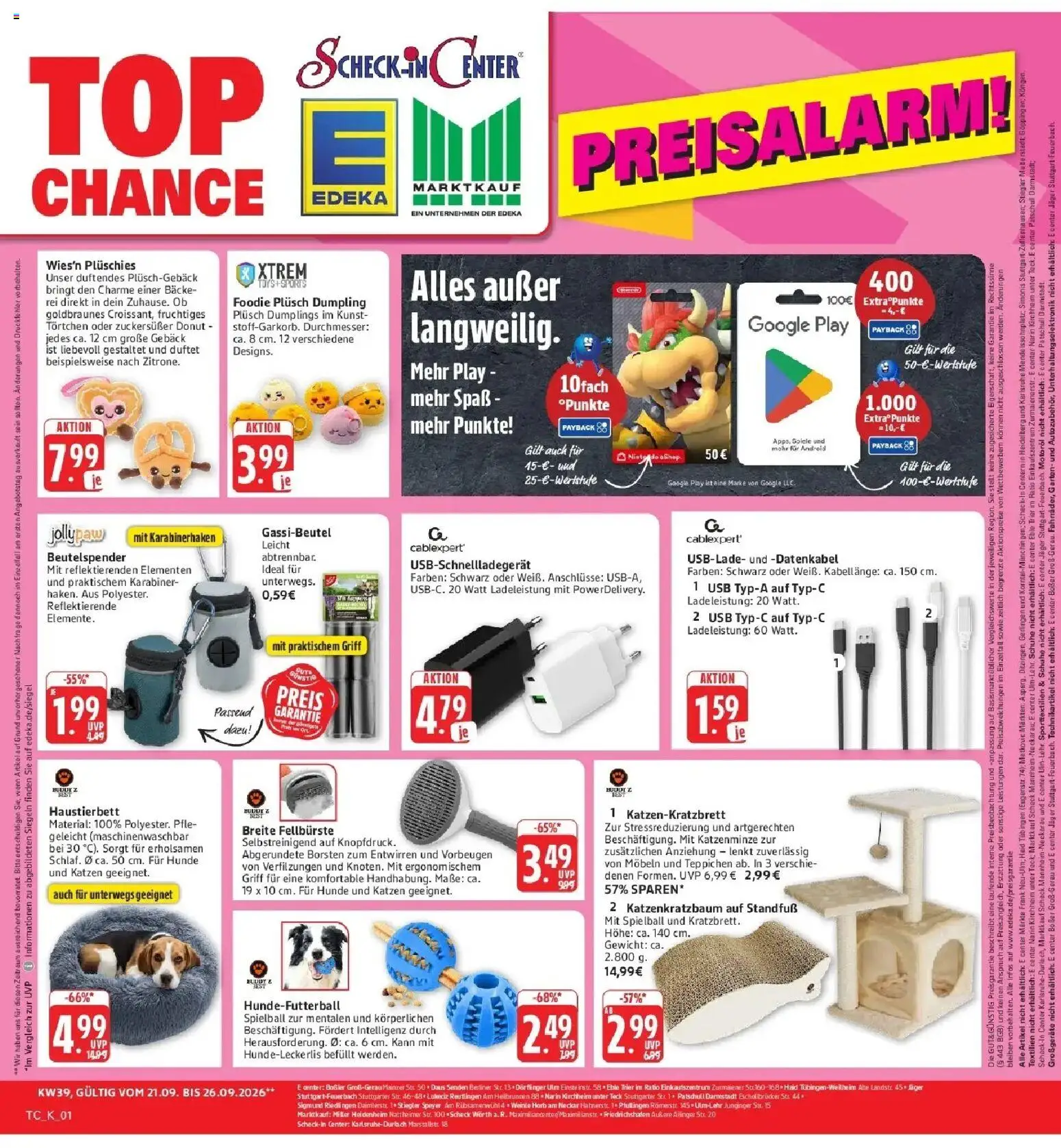 Edeka Prospekt Wörth Am Rhein (ab 21.09.2026) » Angebote Online | Seite: 68 | Produkte: Berliner, USB, Gewicht