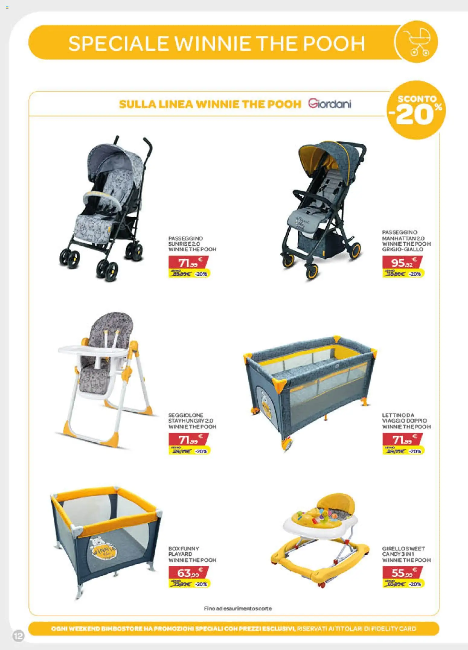 Volantino Bimbo store del 27/08/2026 | Pagina: 12 | Prodotti: The, Passeggino