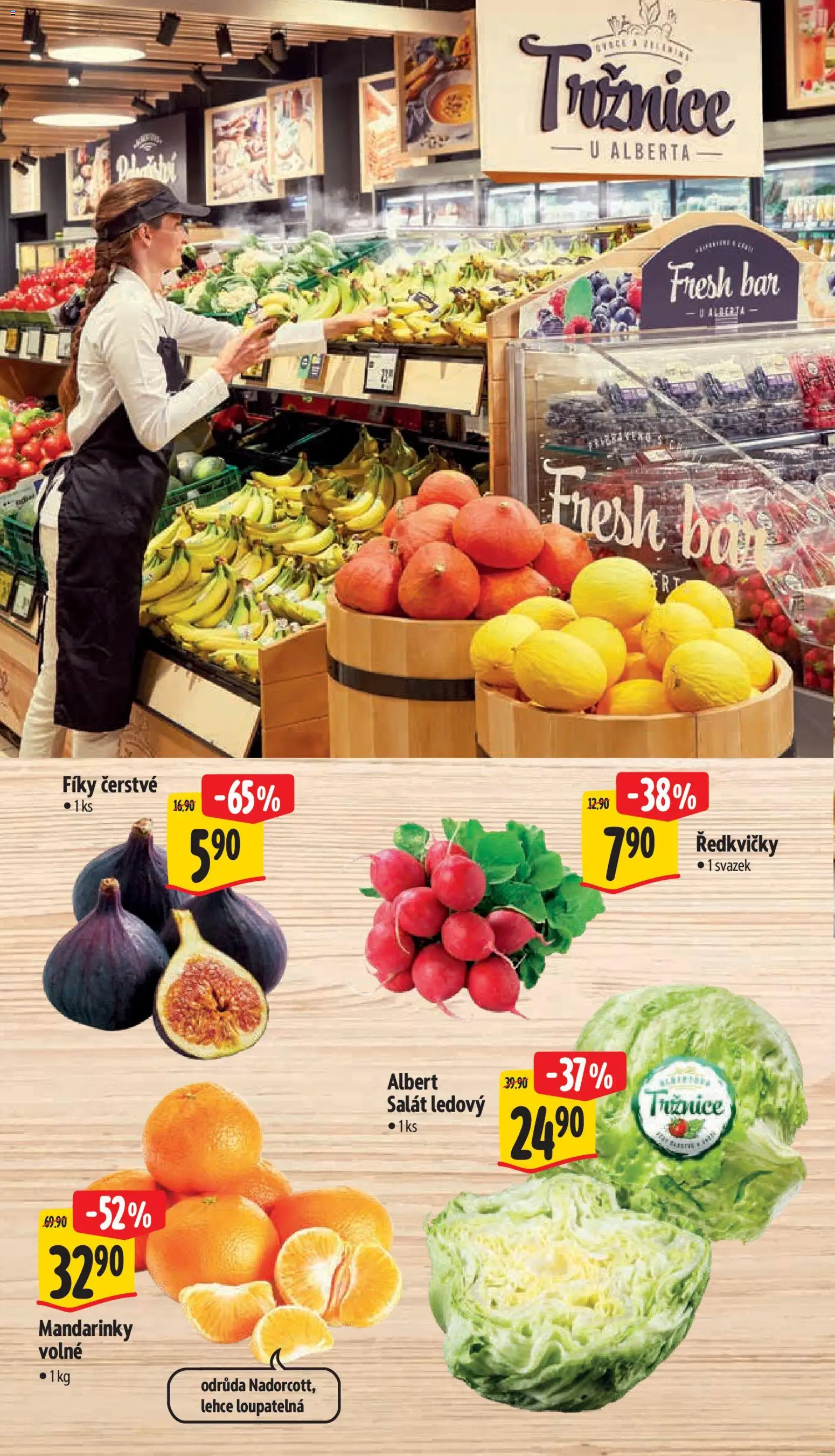Albert leták - Supermarket -  	Frenštát pod Radhoštěm od 16.09.2026 | Strana: 10 | Produkty: Fíky, Mandarinky, Salát, Ředkvičky