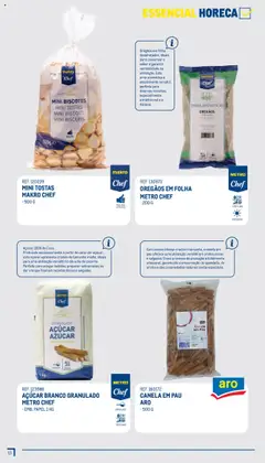 Pré-visualização CANELA EM PAU ARO, CANELA EM PAU ARO • 500 G válido de 01/07/2025 | Página: 14 | Produtos: Pratos, Sobremesas, Canela, Doces