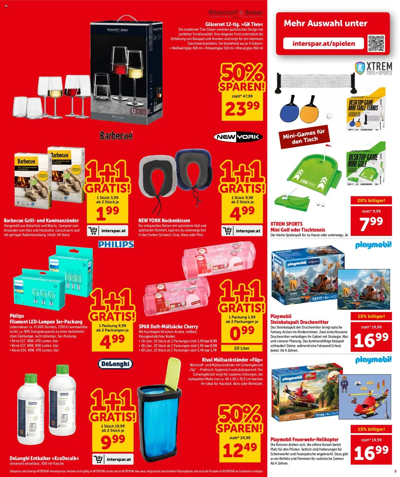 Interspar Flugblatt - Salzburg gültig ab 13.10.2026 | Seite: 9 | Produkte: Birne, Grill, Tisch