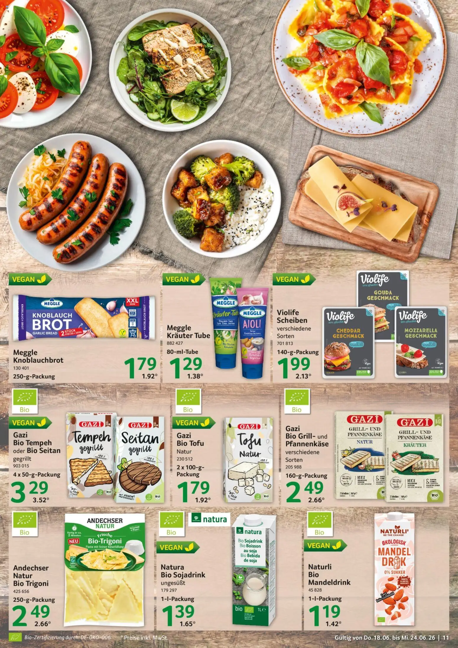 Selgros Prospekt – gültig ab 18.06.2026 | Seite: 11 | Produkte: Grill, Mozzarella, Knoblauch, Pasta