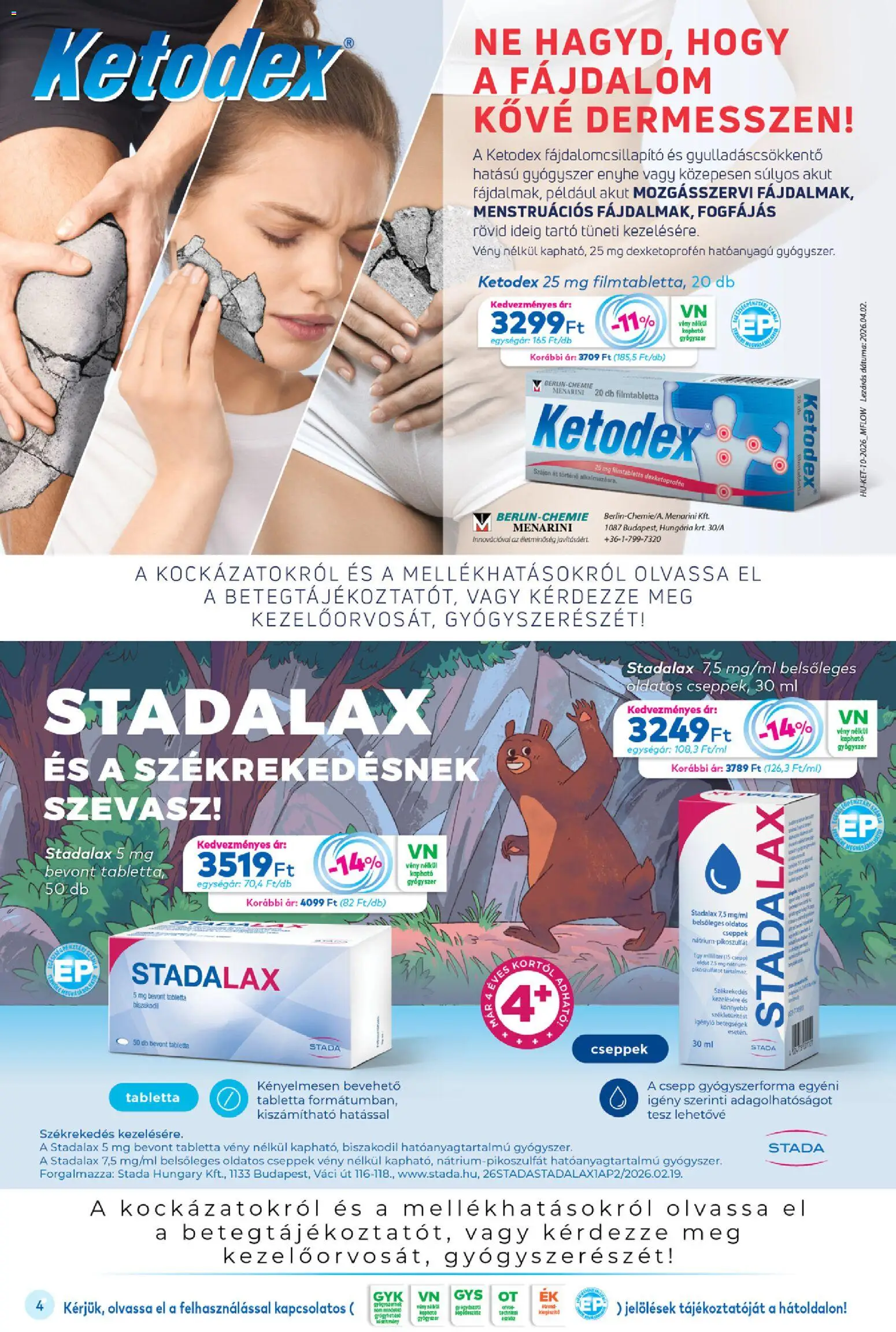 Gyöngy Patikák akciós ujság - amely érvényes a következő dátumtól: 01.06.2026 | Oldal: 4