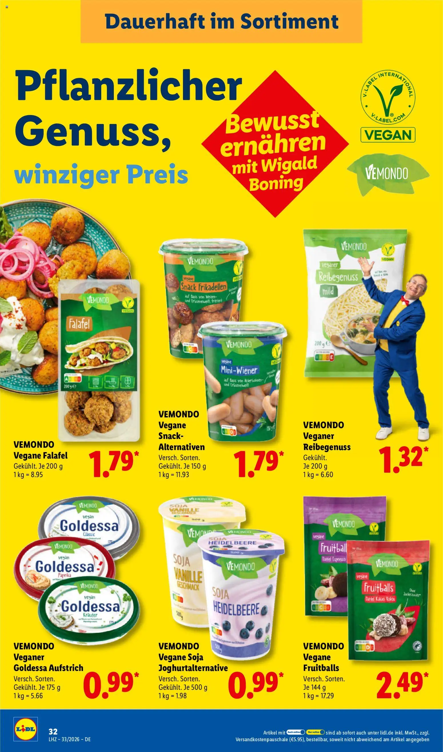 Lidl Německo leták od 10.08.2026 | Strana: 60 | Produkty: Vegan, Kokos, Kakao, Goldessa