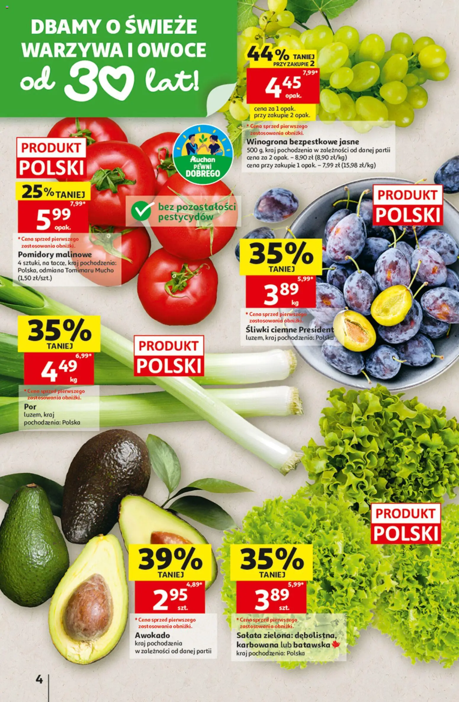 Auchan gazetka - 30 Lat Hipermarket od 17.09.2026 | Strona: 4