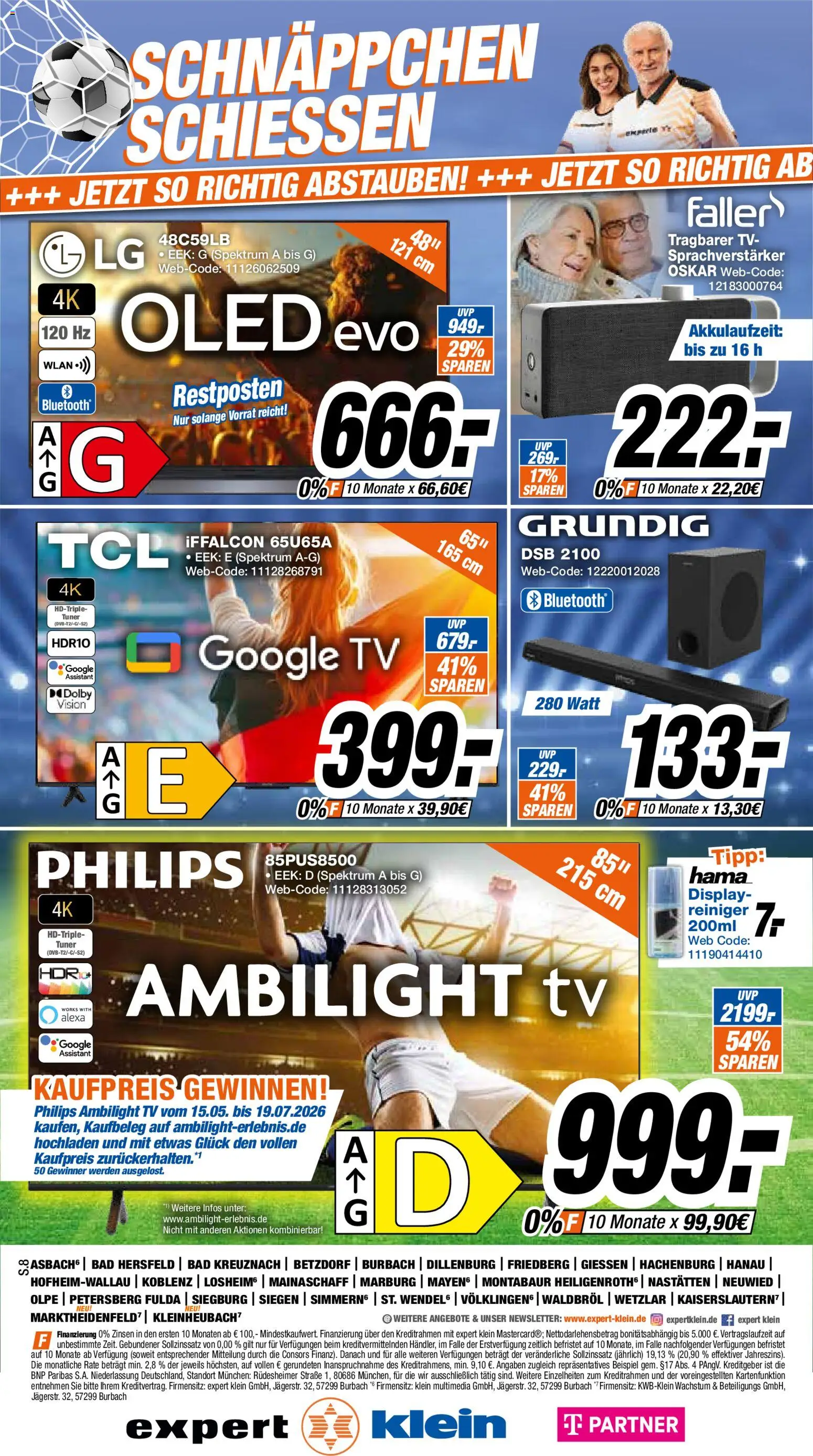 Expert Giessen – gültig ab 06.07.2026 | Seite: 8 | Produkte: Philips, Bad, TV