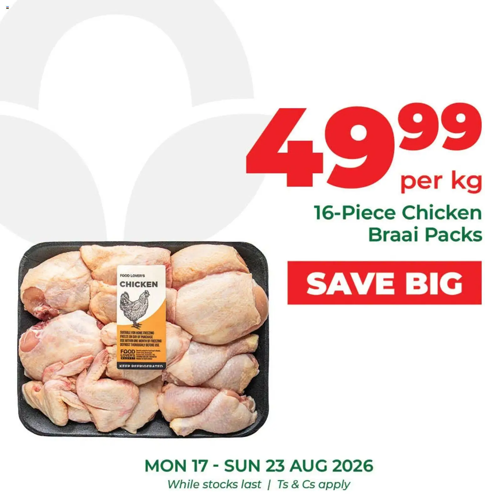 New Food Lover's Market catalogue – valid from 17/08/2026 | Page: 6 | Products: Chicken