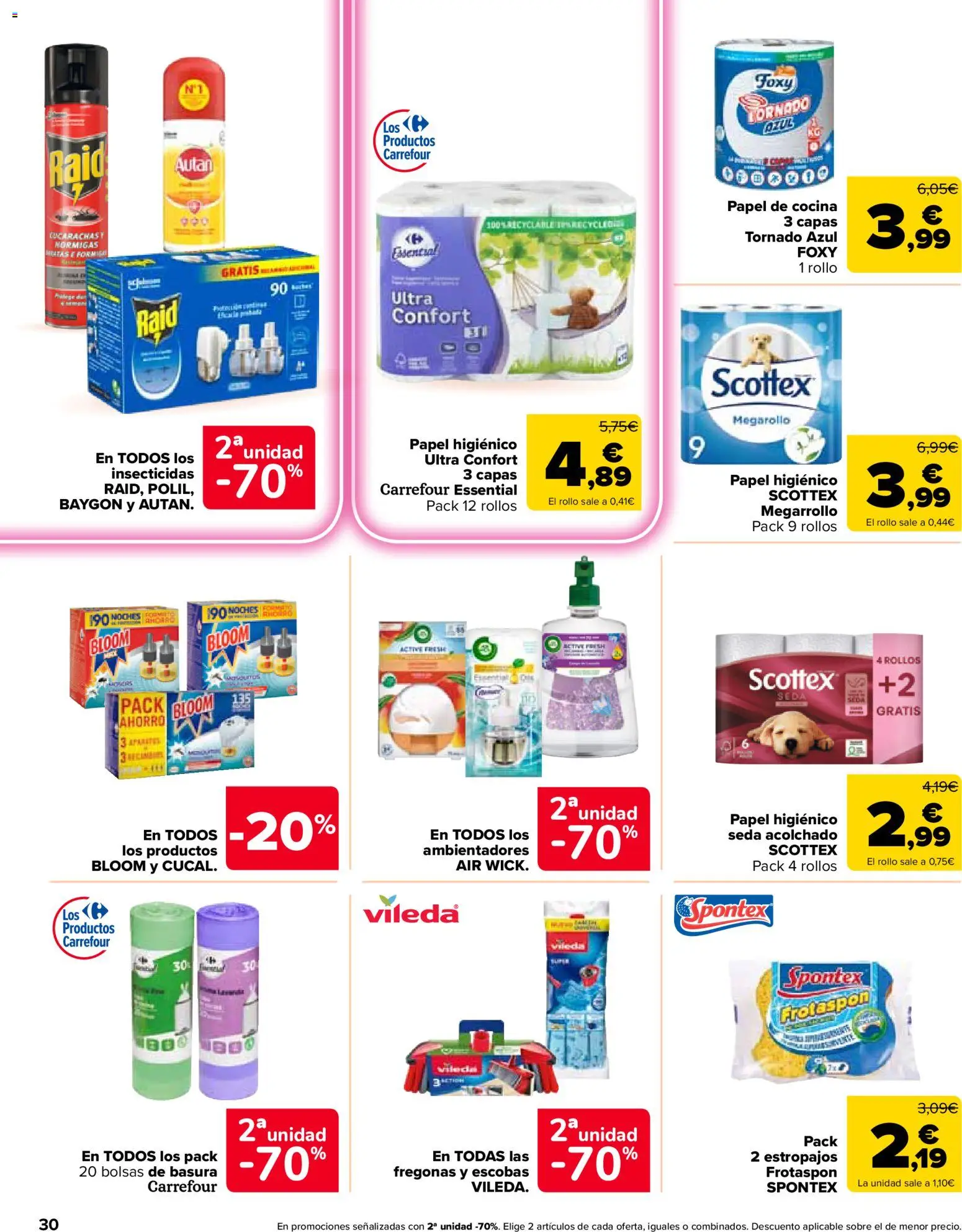 Carrefour Market folleto │ válido desde el 28/07/2026 | Página: 30 | Productos: Papel higienico, Cocina