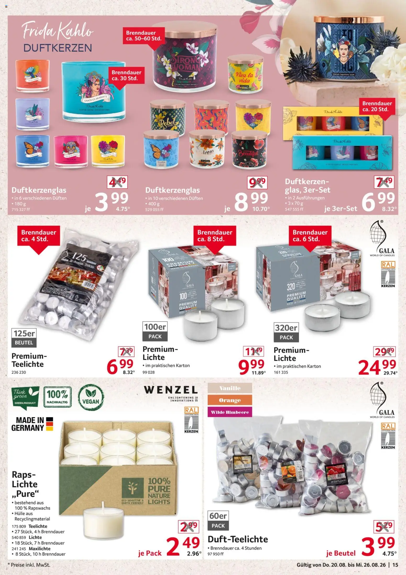 Selgros Non Food – gültig ab 20.08.2026 | Seite: 15 | Produkte: Hülle, Vanille, Himbeere