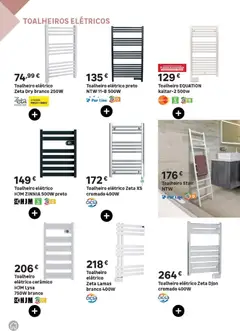 Pré-visualização Leroy Merlin Catálogo de Casa de Banho Madeira válido de 28/05/2026 | Página: 39 | Produtos: Toalheiro elétrico