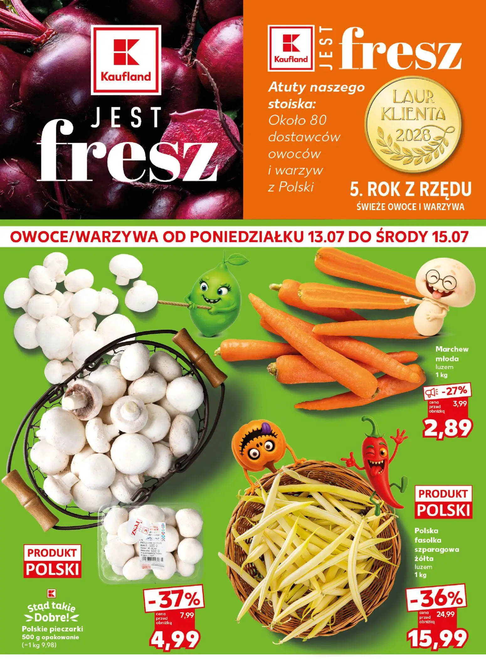 Kaufland Polsko leták - Mocny start od 13.07.2026 | Strana: 2