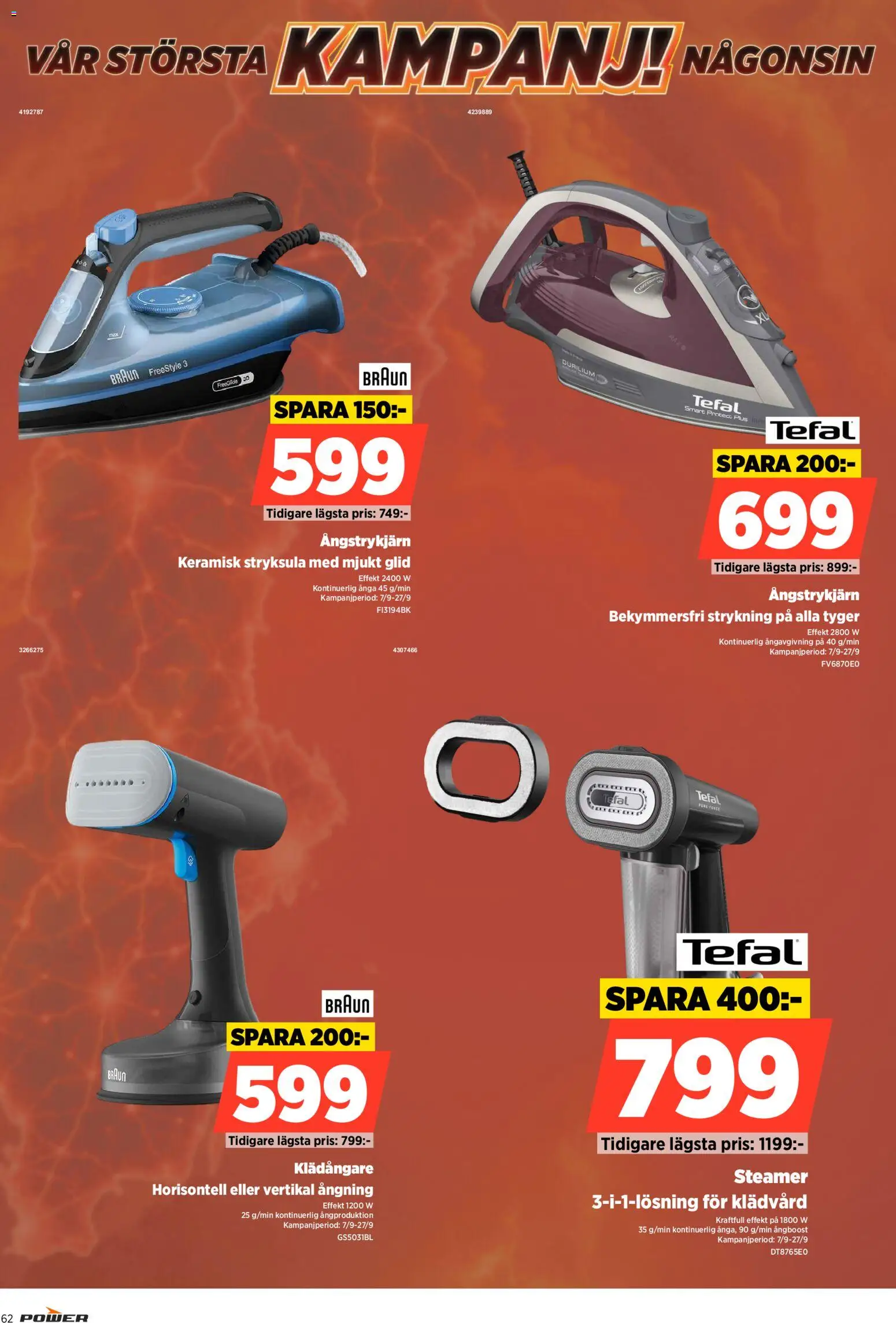 Power reklamblad aktuell från 07/09/2026 | Sida: 62