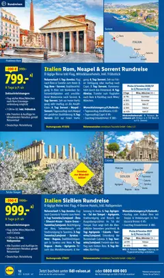 Lidl August/September Reise - Highlights ab 12.08.2026 gültig | Seite: 12 | Produkte: Mandel, Uhr