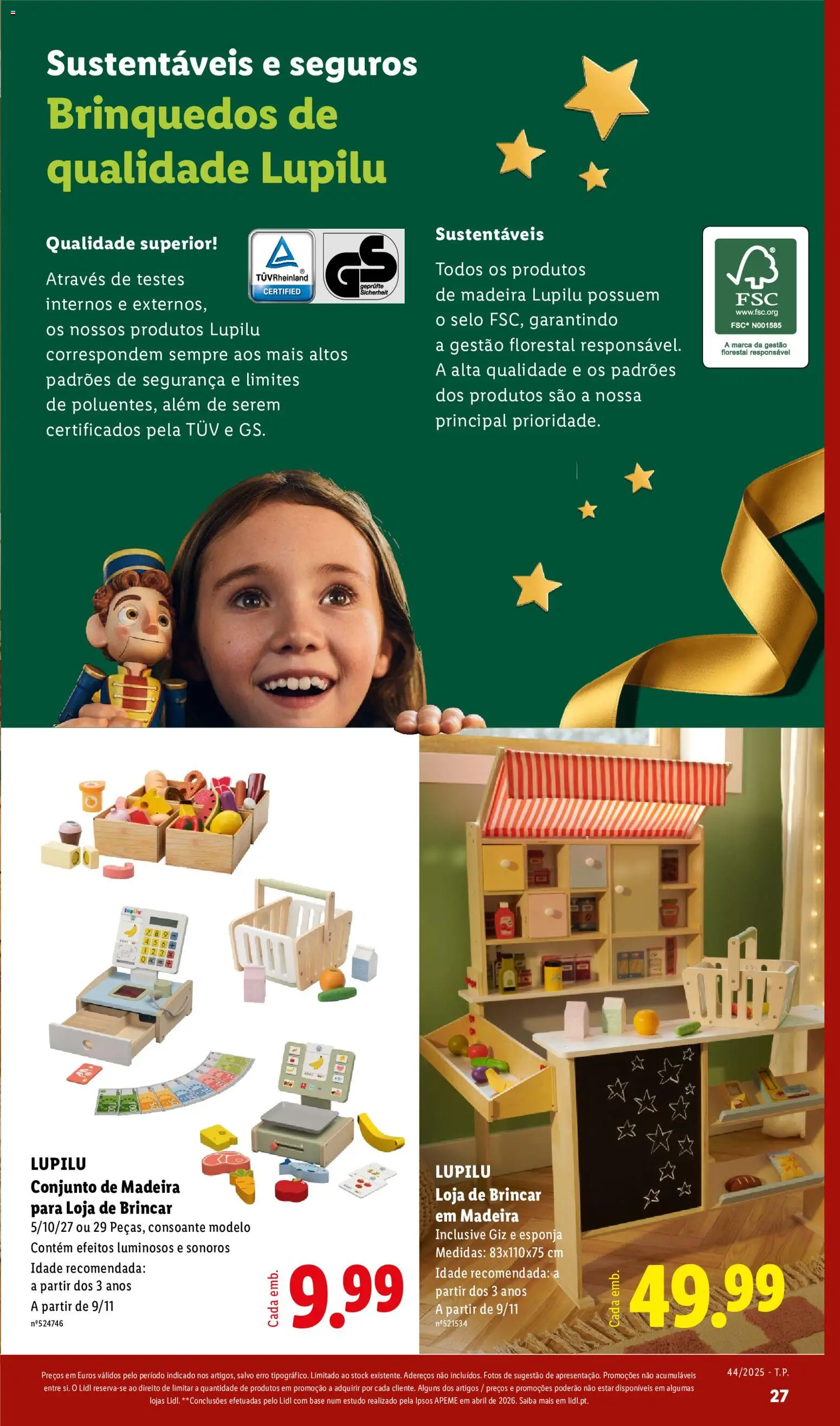 Lidl Folheto Especial Natal │ válido de 26/10/2026 | Página: 27 | Produtos: Esponja, Base, Brinquedos