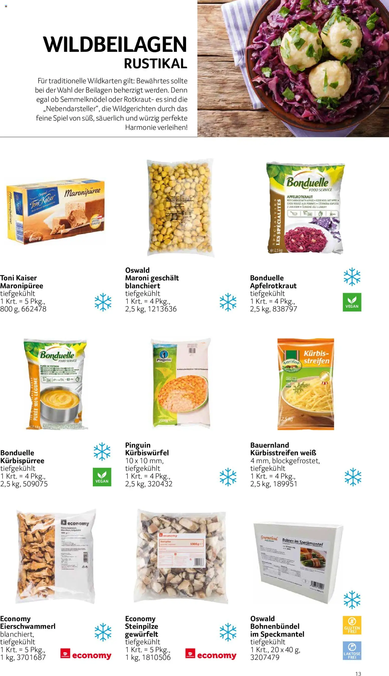 Transgourmet Alles für den Wildgenuss gültig ab 31.08.2026 | Seite: 13 | Produkte: Kürbis, Spiel, Rouge