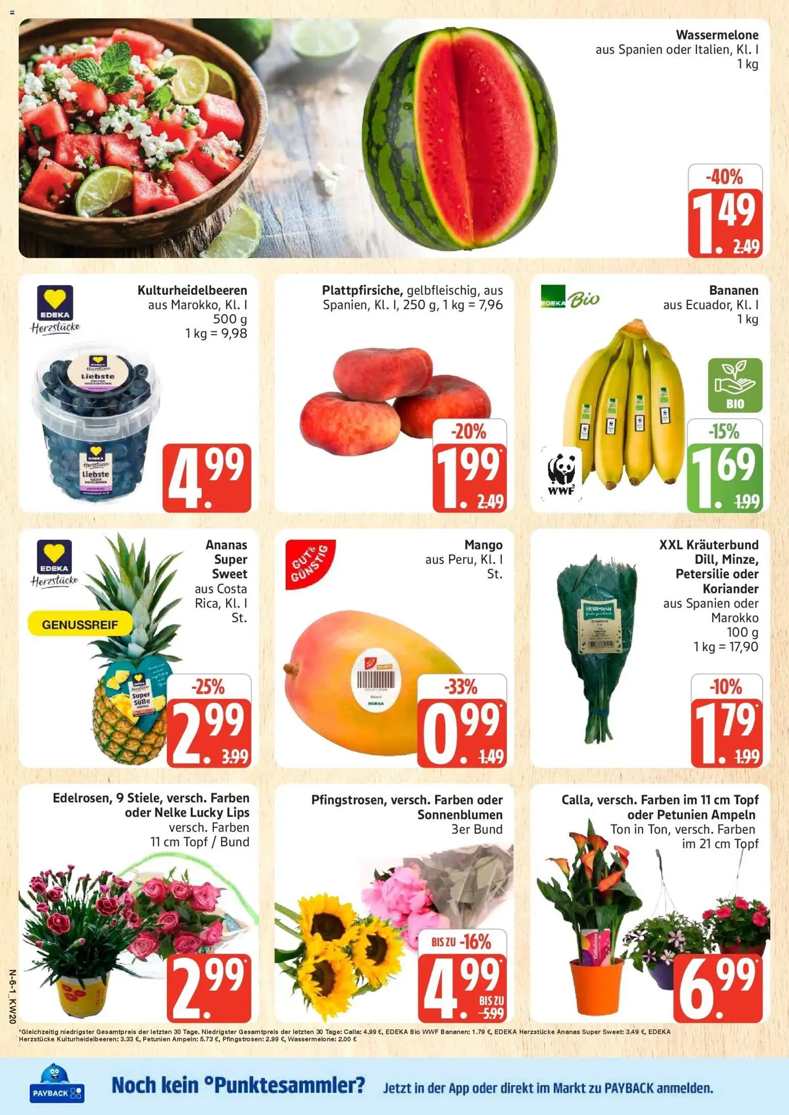 Marktkauf Prospekt Schleswig	 – gültig ab 10.05.2026 | Seite: 6 | Produkte: Ananas, Mango, Wassermelone, Petersilie