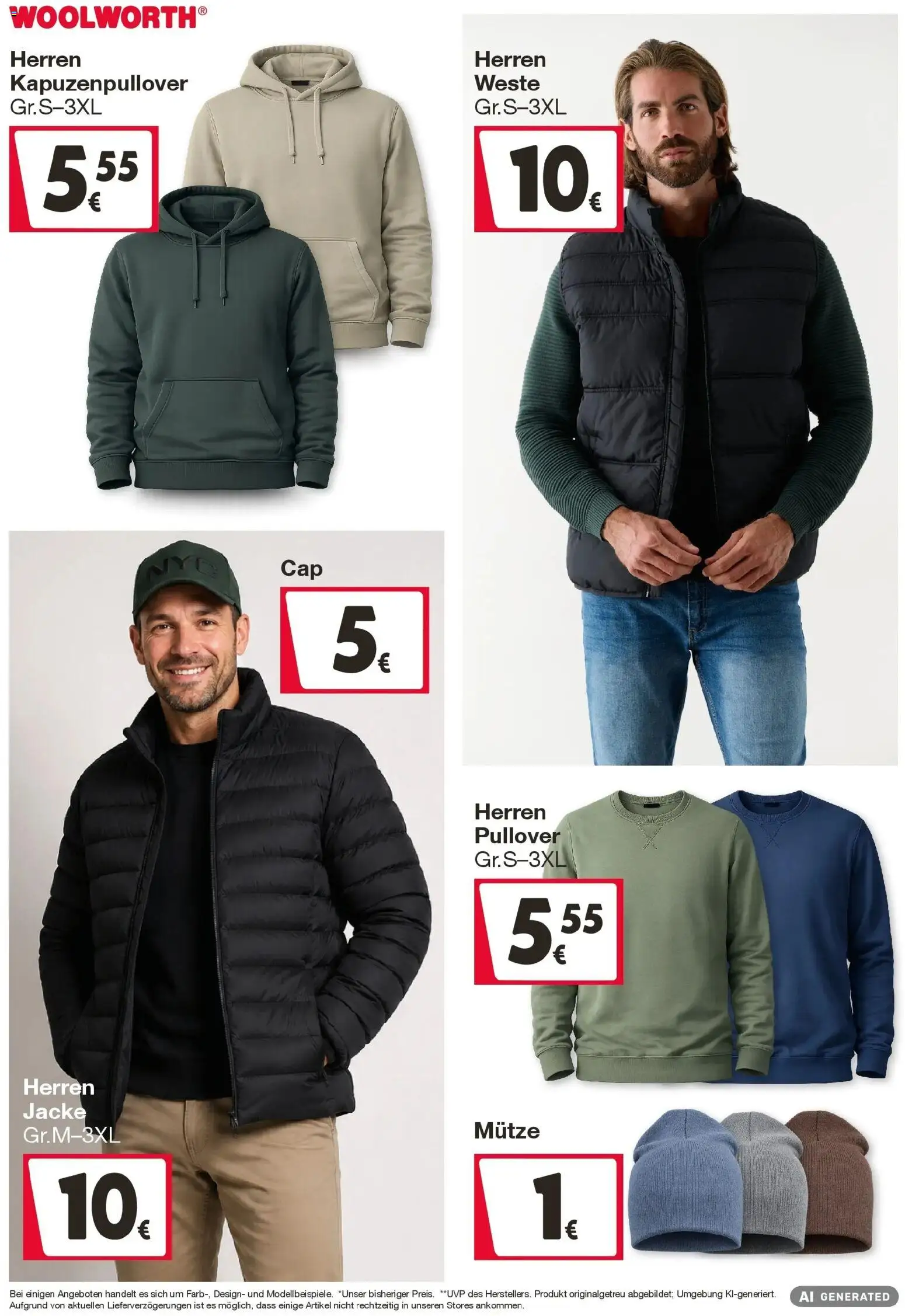 Woolworth Wochenangebote gültig ab 04.09.2026 | Seite: 8 | Produkte: Pullover, Kapuzenpullover, Weste, Jacke