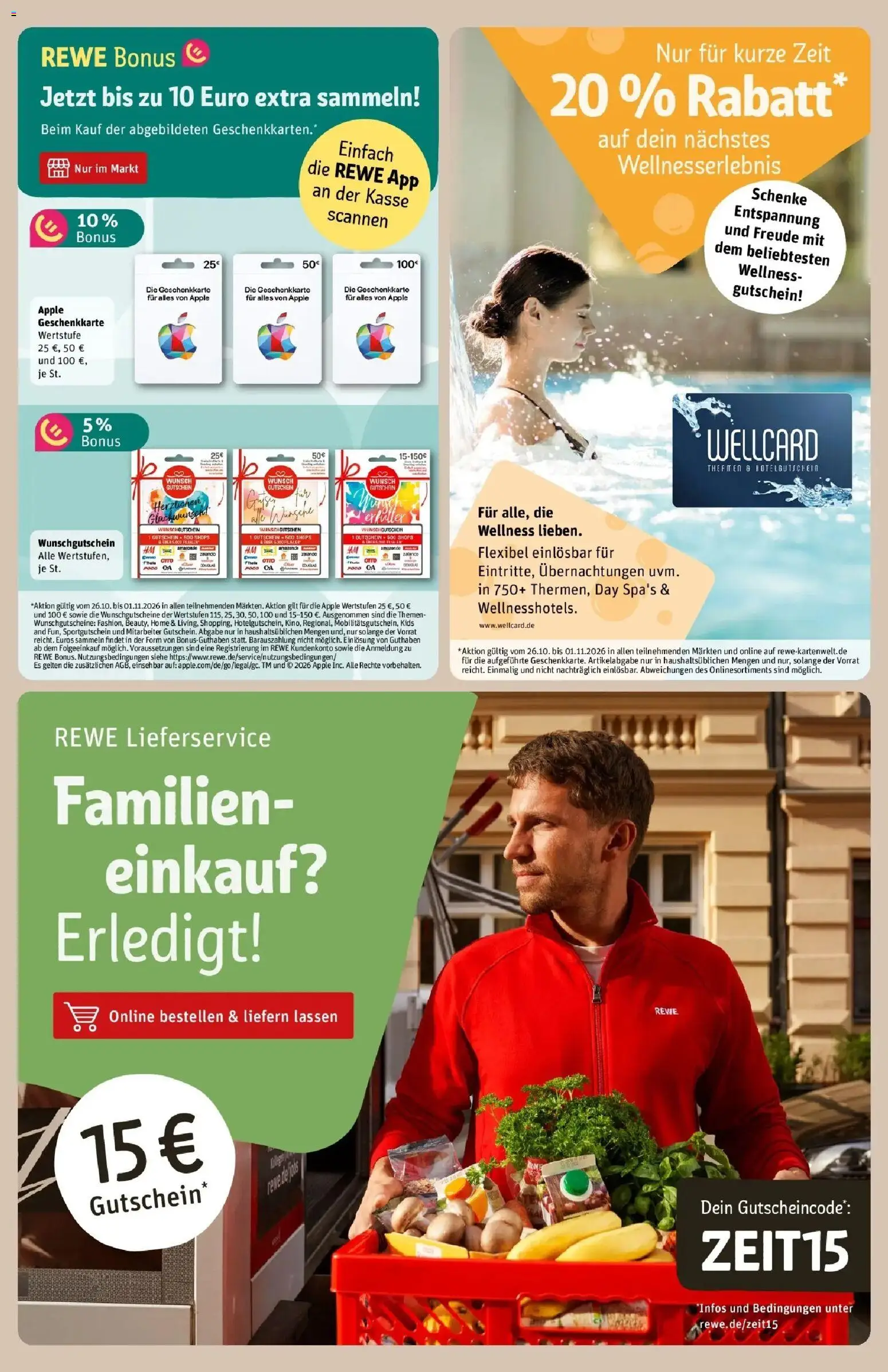 REWE Prospekt ab 26.10.2026 zum Blättern » Angebote | Seite: 29 | Produkte: Apple