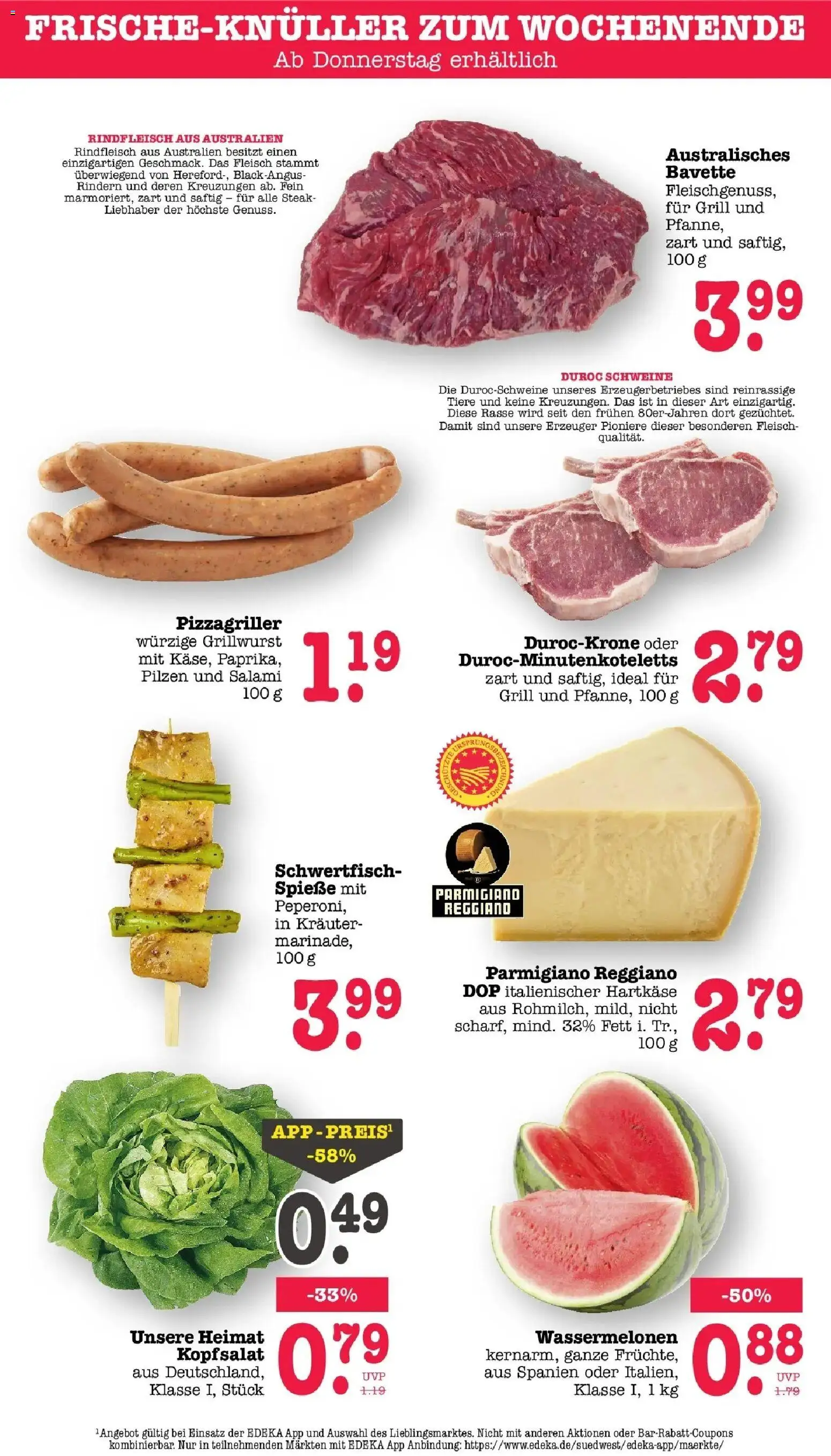 Edeka prospekt Bühlertal – gültig ab 22.06.2026 | Seite: 74 | Produkte: Grill, Salami, Rindfleisch, Steak