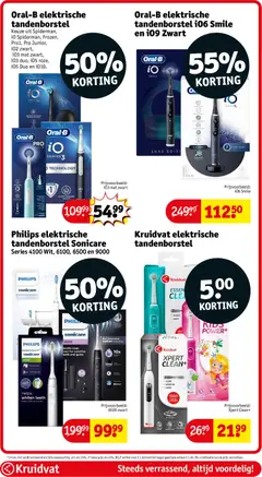 Kruidvat folder week 25 - Voorbeeld van een folder van Kruidvat, geldig van 16.06.2026 | Pagina: 51 | Producten: Elektrische tandenborstel, Blush, Tandenborstel, Kan