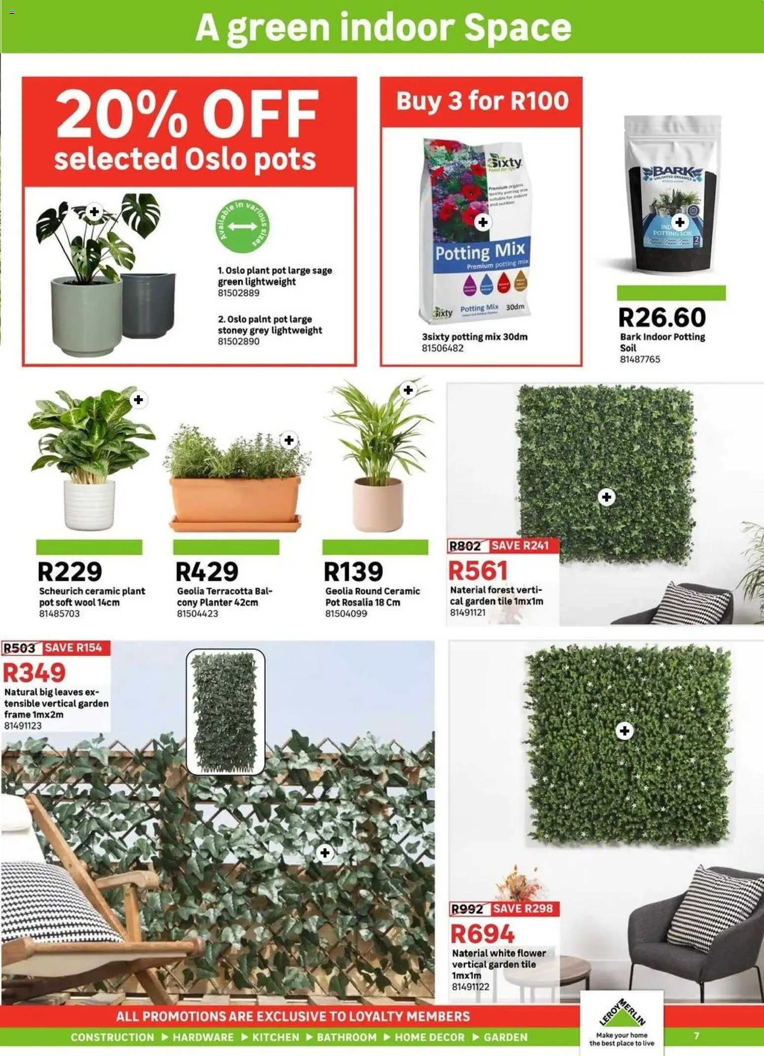 New Leroy Merlin catalogue – valid from 24/09/2026 | Page: 7 | Products: Frame, Paint, Pots, Stoney