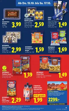 Lidl Flugblatt ab 15.10.2026 gültig | Seite: 13 | Produkte: Ketchup, Burger, Mais, Creme