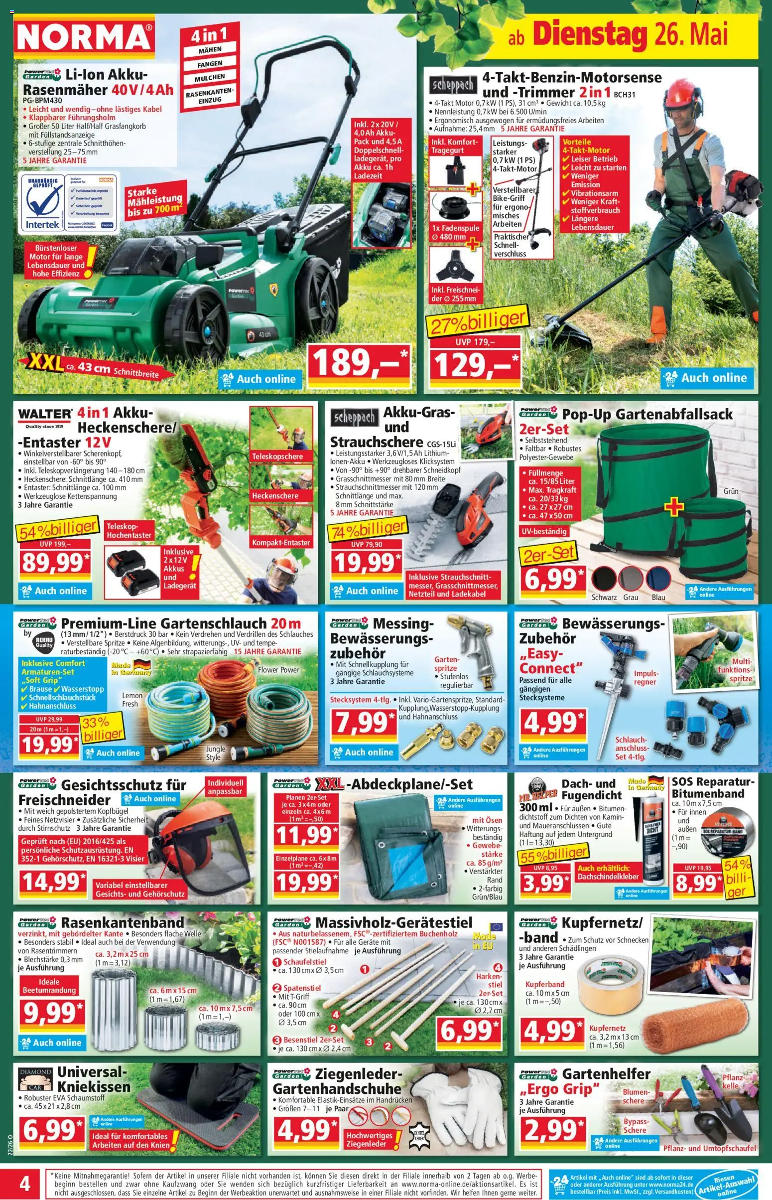 Norma Prospekt 	 – gültig ab 26.05.2026 | Seite: 4 | Produkte: Gewicht, Kamin, Netzteil, Ladegerät