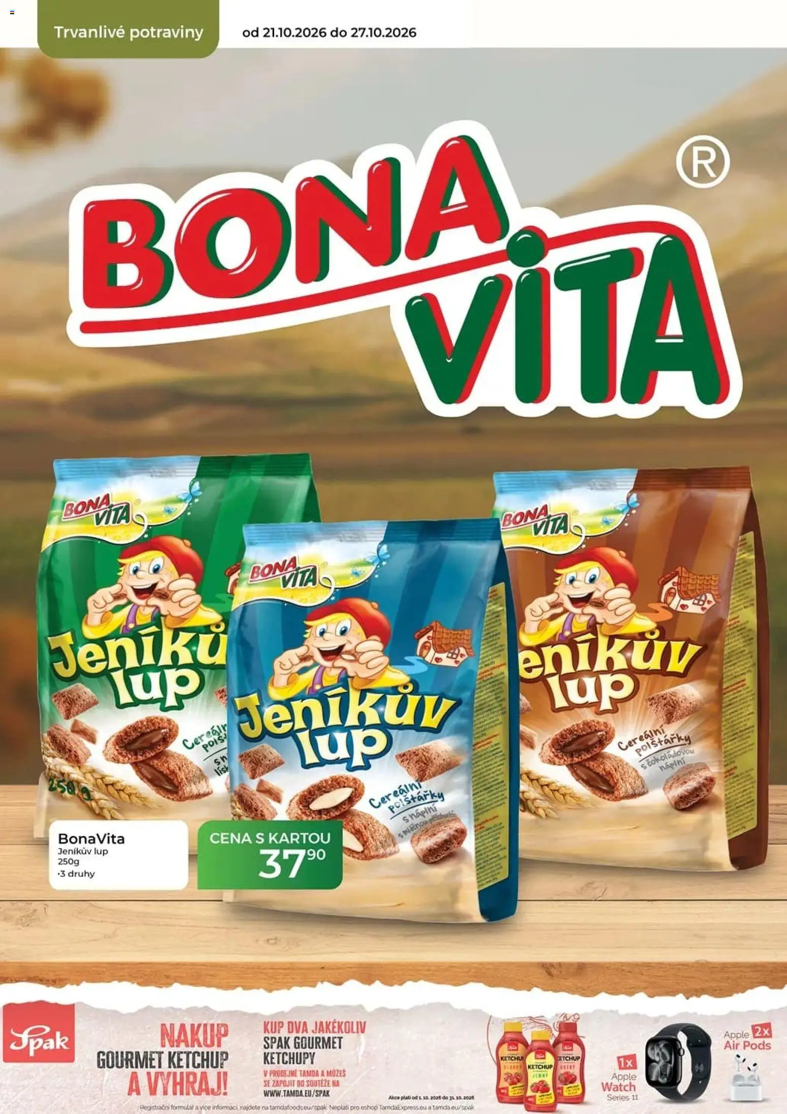 Tamda Foods leták od 21.10.2026 | Strana: 26 | Produkty: Polštářky, Gourmet, Apple, Potraviny