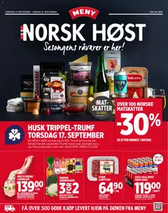 Forhåndsvisning av Meny kundeavis Norsk Host gyldig fra 17/09/2026