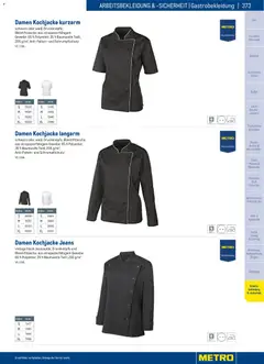 Metro angebote Gastro Non-Food Katalog ab 01.01.2026 gültig | Seite: 373 | Produkte: Bekleidung, Eis, Jeans