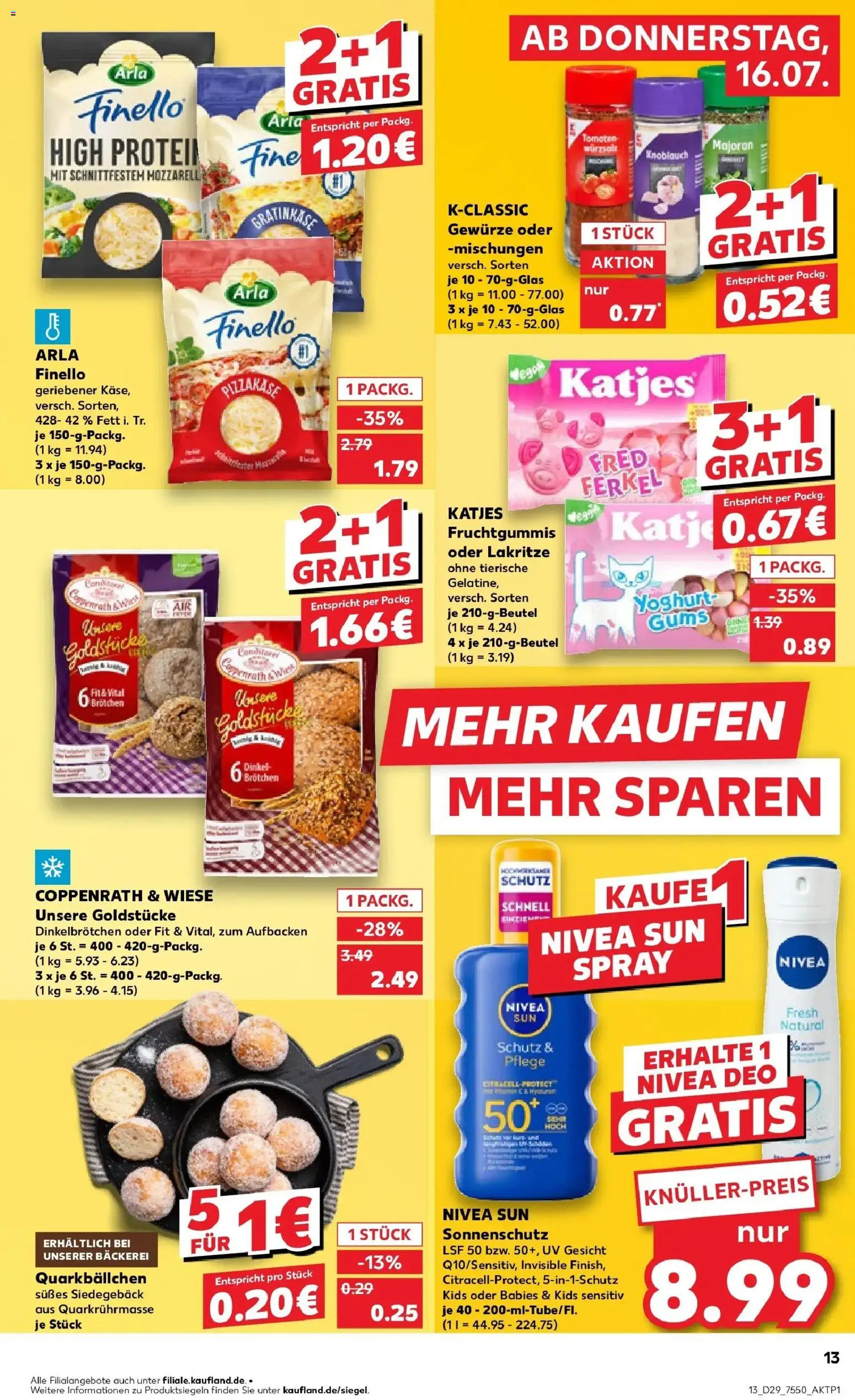 Kaufland Prospekt Frankfurt Am Main – gültig ab 13.07.2026 | Seite: 22 | Produkte: Bäckerei, Katjes, Gewürze, Knoblauch
